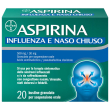 aspirina influenza e naso chiuso antidolorifico decongestionante buste