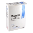 minoxidil biorga soluzione cutanea 5 percento anticaduta capelli 3 flaconi da 60 millilitri per uomo