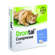 drontal gatti 230 mg + 20 mg 2 compresse