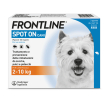 frontline 3 pipette per cani 2-10kg, merial, antiparassitario per cani, trattamento contro zecche e