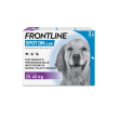frontline spot on cani x3 pipette, antiparassitario per cani e cuccioli (20-40kg), contro pulci, zec