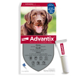 advantix® spot-on antiparassitario per cani da 25 kg a 40 kg, 4 pipette da 4,0 ml. elimina zecche,