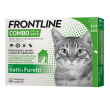 frontline combo spot-on per gatti e furetti - 6 pipette da 0,5ml, protezione duratura contro zecche