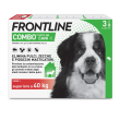 frontline combo cani x3 pipette, antiparassitario per (+40kg) con