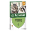 advantage 4 pipette 0,4ml spot on gatti e conigli  inferiori a 4 kg