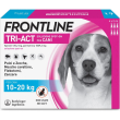 frontline tri-act 6 pipette - protezione per cani taglia 10/20 kg