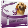 vectra 3d spot-on per cani da 25 a 40 kg - 3 pipette