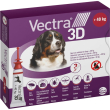 vectra 3d per cani  40 kg rosso - trattamento antiparassitario 3 pipette
