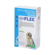 amflee 3 pipette da 268 mg - trattamento antiparassitario per cani