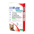 amflee combo 3 pipette - trattamento antiparassitario per cani 2-10 kg