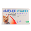amflee combo 3 pipette 67mg+60.3mg per cani 2-10kg