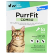 purrfit combo antiparassitario spot-on per gatti e furetti 6 pipette
