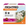 frontpro x3 compresse masticabili per cani contro pulci e zecche (2-4kg)