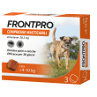 frontpro contro pulci e zecche 3 compresse masticabili per cani 4-10kg 28,3mg
