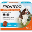 frontpro 68mg - 3 compresse masticabili per cani 10-25 kg