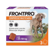 frontpro x3 compresse masticabili per cani contro pulci e zecche (25-50kg)