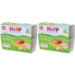 hipp biologico mela banana frutta grattugiata 2x4x100 g pappa