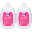 euphidra amidomio bagno crema 2x400 ml additivo per il bagno