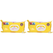 babygella salviettine detergenti delicate con complesso prebiotico 2x1