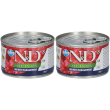farmina® n&d quinoa weight management mini wet food 2x140 g mangime