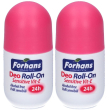 forhans deodorante roll-on sensitive vit-e 2x20 ml