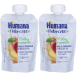 humana milkymerenda mela, banana e biscotto 2x100 g latte