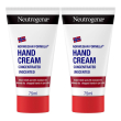 neutrogena crema mani senza profumo, idratanzione intensa 2x75 ml crem