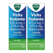 vicks inalante 415,4mg + bastonicino nasale 2x15 ml spray nasa