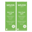 weleda skin food light 2x30 ml crema