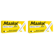maalox 400+400 mg, contro acidità di stomaco occasionale, 40 cpr 2x40