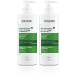 vichy dercos shampoo antiforfora capelli da normali a grassi 390 ml 2x