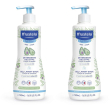mustela® gel detergente delicato 2x500 ml sapone liquido