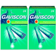 gaviscon 500 mg/10 ml + 267 sospensione orale aroma menta 2x2