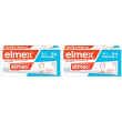 elmex® dentifricio protezione carie 2x2x75 ml