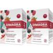 promopharma® dimagra® protein red fruit 2x220 g polvere per soluzione