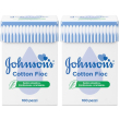 johnson's® baby cotton fioc 2x100 pz bastoncino