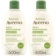 aveeno bagnodoccia idratante all'avena per pelle sensibile 2x500 ml ad