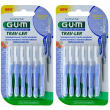 gum® trav-ler® scovolino interdentale 0.6 mm 2x6 pz spazzolino da dent