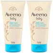 aveeno baby crema idratante viso e corpo con avena 2x150 ml