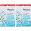 garnier maschera in tessuto anti-imperfezioni 2x23 g viso