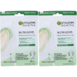 garnier maschera in tessuto nutriente riparatrice nutribomb, ideale pe
