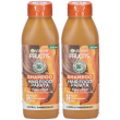garnier shampoo fructis hair food papaya riparatrice 2x350 ml