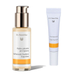 dr. hauschka fluido calmante giorno 50ml + siero notte 2,5ml 1 pz set