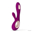 lelo soraya wave vibratore rabbit lussuoso colore deep rose 1 pz vibra