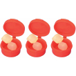 ear plugs tappi auricolari in silicone farmacare® 3x2 pz per le