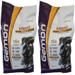 monge gemon pollo riso cani adulti taglia grande 2x15000 g mangime