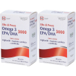 matt olio di pesce omega 3 epa/dha 3000 tripla azione 2x76,5 g capsule