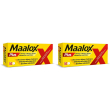 maalox plus azione rapida contro bruciore e acidità di stomaco, 50 cpr