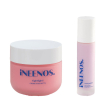 ineenos. set nightlight! overnight recovery cream + increyebible! brig