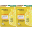 garnier skinactive maschera in tessuto vitamina c 2x1 pz viso
